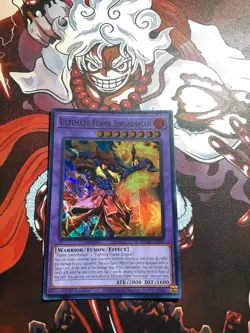 x1 Ultimate Flame Swordsman - MZMI-EN004 - Super Rare - 1st Edition Yu-Gi-Oh! Nm - Image 1