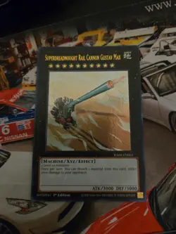 Yu-Gi-Oh! Superdreadnought Rail Cannon Gustav Max (UR) RA04-EN063 Quarter Centur - Image 1