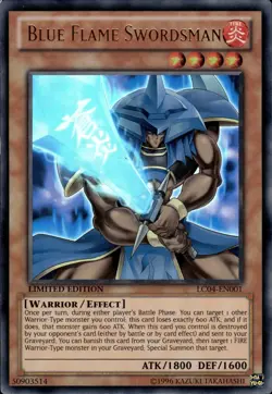 Blue Flame Swordsman - Ultra Rare Limited Edition LC04-EN001 - LP - YuGiOh - Image 1