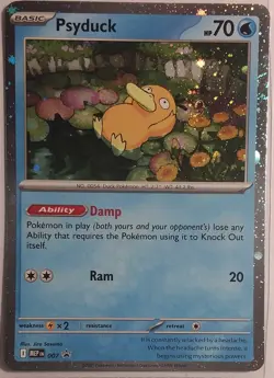 Psyduck 007 Black Star Promo Holo Mega Evolution Pokemon Card NM - Image 1
