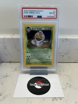 PSA 8 Dark Arbok 2/82 Team Rocket 🚀 Set Pokemon Card NEAR MINT - Image 1