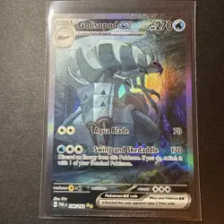 Golisopod ex 246/182 Sv04: Paradox Rift Holo Pokemon Card slight dent - Image 1