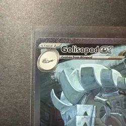 Golisopod ex 246/182 Sv04: Paradox Rift Holo Pokemon Card slight dent - Image 2