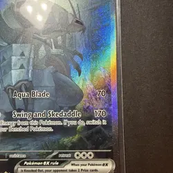 Golisopod ex 246/182 Sv04: Paradox Rift Holo Pokemon Card slight dent - Image 4