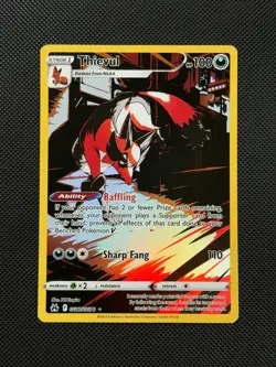 Pokemon Cards Thievul GG17/GG70 Crown Zenith Galarian Gallery Holo - Image 2