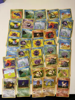 Vintage Pokemon Lot 100 Cards Fossil Jungle Gym Heroes Team Rocket Base Set - Image 3