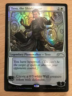 Teyo, the Shieldmage Stained Glass - Planeswalker (Magic/MTG) Near Mint - Image 1