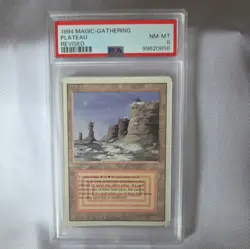 Magic the Gathering Plateau Dual Land Revised Edition PSA 8 - Image 1
