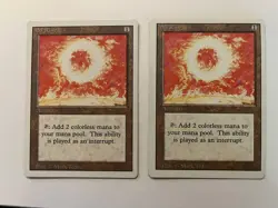 Sol Ring x2 Revised Edition NM - Image 1
