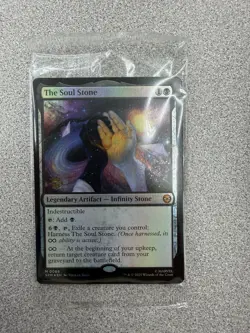 The Soul Stone Magic The Gathering Foil Pre-release Promo, Sealed - Image 1