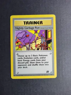 Nightly Garbage Run 77/82 Pokemon TCG Team Rocket Unlimited Regular Uncommon MP - Image 2