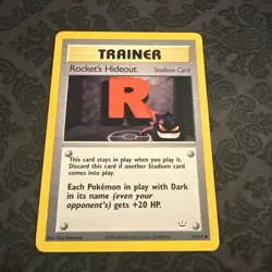 Pokemon Neo - Revelation Rocket’s Hideout Trainer 63/64 - Image 1