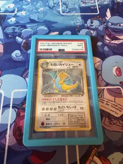 Pokemon TCG Rocket Dark Dragonite Holo #149 PSA 9 MINT - Image 1
