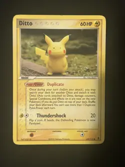 Pokemon TCG Ditto EX Delta Species 63/113 2005 - Image 1
