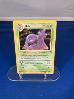 Muk 13/62 Fossil Unlimited (1999) Holo Rare - LP Pokemon TCG - Vintage WOTC - Image 1