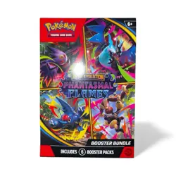 Pokemon Mega Evolution Phantasmal Flames Booster Bundle - 6 Packs - Image 1