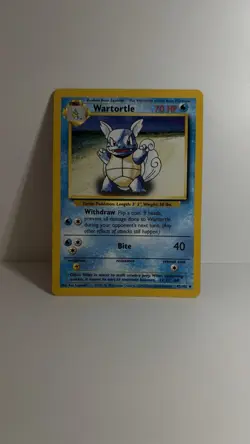 Pokemon TCG Wartortle 042/102 Base Set Unlimited Non-Holo Regular LP - Image 1