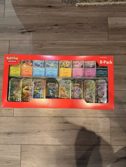 Pokemon Prismatic Evolutions 8-Pack Mini Tins Costco Bundle - Image 2