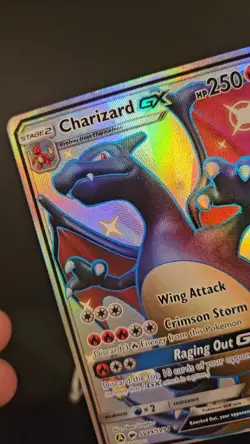 Pokemon TCG Charizard GX Hidden Fates SV49/SV94 Holo Full Art NM+ - Image 2