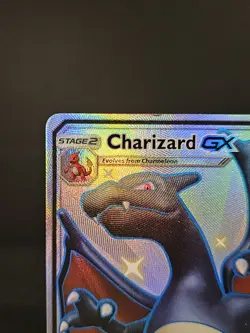 Pokemon TCG Charizard GX Hidden Fates SV49/SV94 Holo Full Art NM+ - Image 3