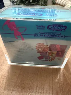 Pokemon Center Exclusive Fusion Strike Elite Trainer Box SEALED & Acrylic case - Image 3