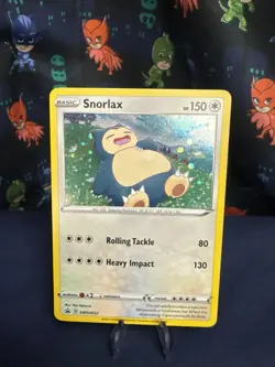 Rare Pokemon TCG Snorlax Holo SWSH032 PROMO Black Star Ready To Grade - Image 1