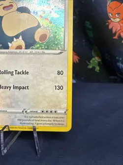 Rare Pokemon TCG Snorlax Holo SWSH032 PROMO Black Star Ready To Grade - Image 4