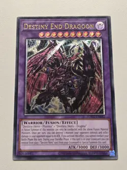 Destiny End Dragoon (UTR) LODT-EN042 EURO Print Ultimate Rare Yugioh Mint - Image 1