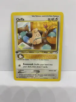 1st Edition Cleffa (20/111) Neo Genesis Set Rare Pokemon Card - NM-LP - Image 1