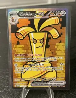 Gholdengo ex 252/182 Special Illustration Rare Paradox Rift Pokemon Card NM - Image 1