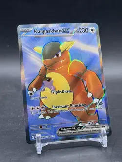 Kangaskhan EX 190/165 Pokemon Card SV 151 Holo Ultra Rare Full Art PTCG NM - Image 1