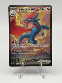 Pokemon TCG Salamence EX Journey Together Special Illustration Rare Card 187/159 - Image 1
