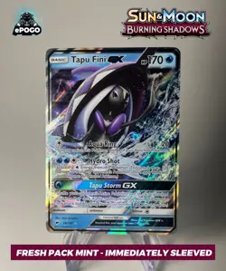 Tapu Fini GX 39/147 Full Art Rare Pokemon TCG Burning Shadows Pokemon Card MINT - Image 1