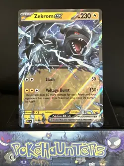Pokemon Card Zekrom Ex 034/086 Black Bolt Double Rare NM - Image 1