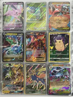 Pokemon Card Collection Binder Lot Holo Rare Full Art Charizard Rayquaza Pikachu - Image 1