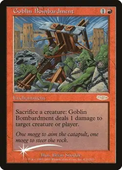 Goblin Bombardment -Foil Near Mint MTG Promos: FNM - Image 1