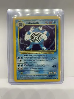 Pokemon TCG Cards Poliwrath 13/102 Base Set Holo Rare NM/LP - Image 5