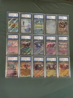 Pokemon Graded Slab Bundle Of Cards - Image 1