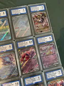 Pokemon Graded Slab Bundle Of Cards - Image 4