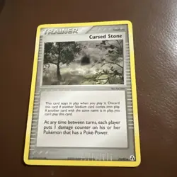 Cursed Stone 72/92 Stadium Card Uncommon Pokemon Legend Maker TCG LP Light Play - Image 1