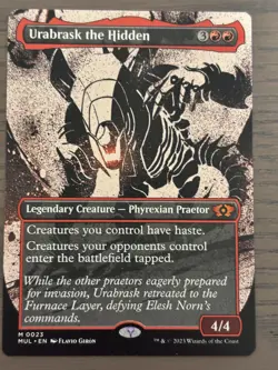 Urabrask the Hidden (Showcase Promo) - Near Mint - March of the Machine - MTG - Image 1