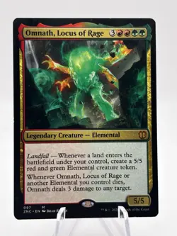 Omnath, Locus of Rage 097 Zendikar Rising Commander ZNC MTG LP - Image 1
