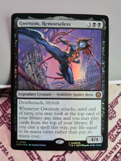 MTG Foil Gwenom, Remorseless Spider Man Magic the Gathering NM - Image 1