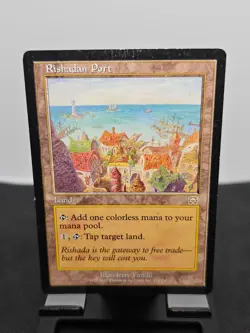 Rishadan Port - Mercadian Masques - Heavily Played (HP) - Top Edge Wear - MTG - Image 1