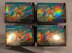 Magic The Gathering Final Fantasy Chocobo Bundle of 4 SEALED!!!! - Image 3