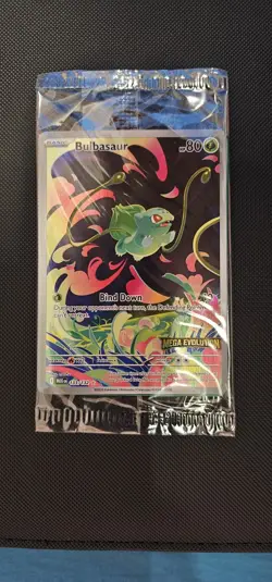 Bulbasaur - 133/132 - IR - Promo - Stamped - Mega Evolution - Pokemon - SEALED - Image 1