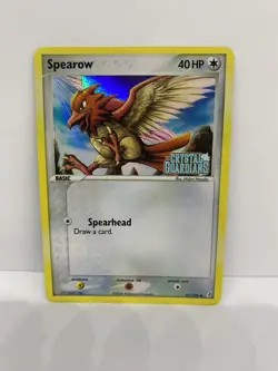 Pokemon TCG - Crystal Guardians - Spearow 61/100 Reverse Holo - NM - Image 1