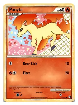 Ponyta #72/102 Triumphant Pokemon tcg - Image 1