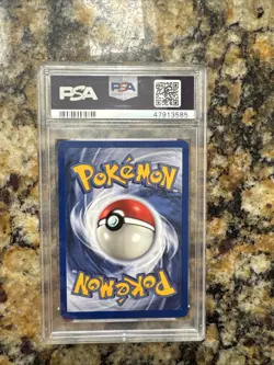 1999 POKEMON GAME #98 FIRE ENERGY PSA 6 MINT SHADOWLESS BASE - Image 2