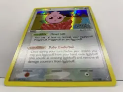 Igglybuff 21/100 Pokemon Reverse Holo Rare EX Crystal Guardians - NM - Image 2